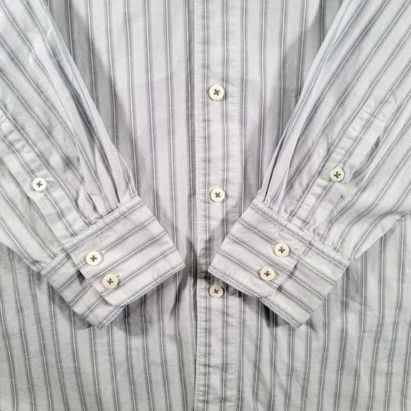 Tommy Bahama Long Sleeve Button Up Shirt Men's Large Striped Relax Casual Beach - Picture 3 of 12